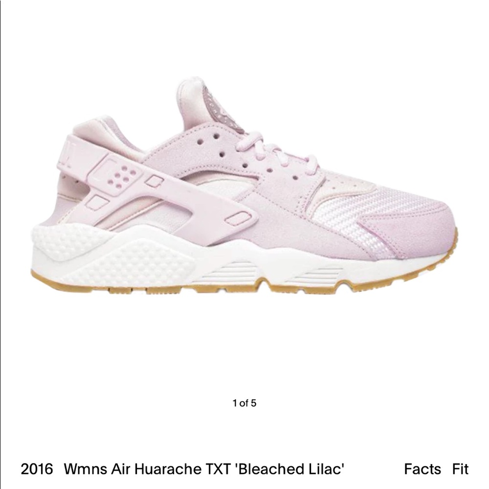 Women’s Nike huarache bleached lilac 8.5